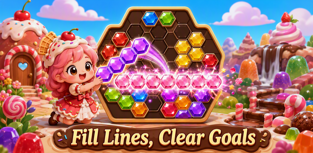Candy Grid: Jewel Link gameplay